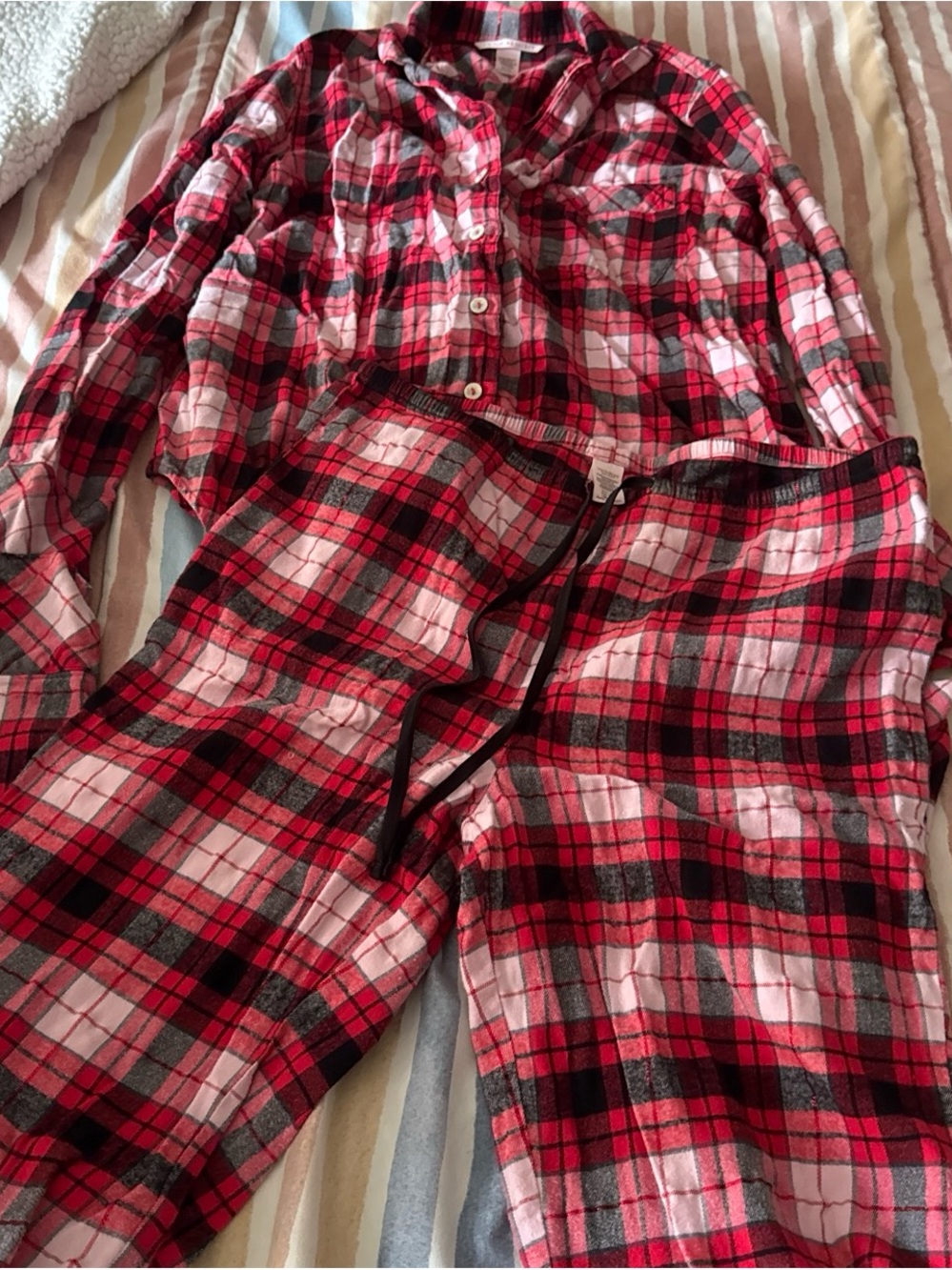 Victoria's Secret Plaid Pajama Set